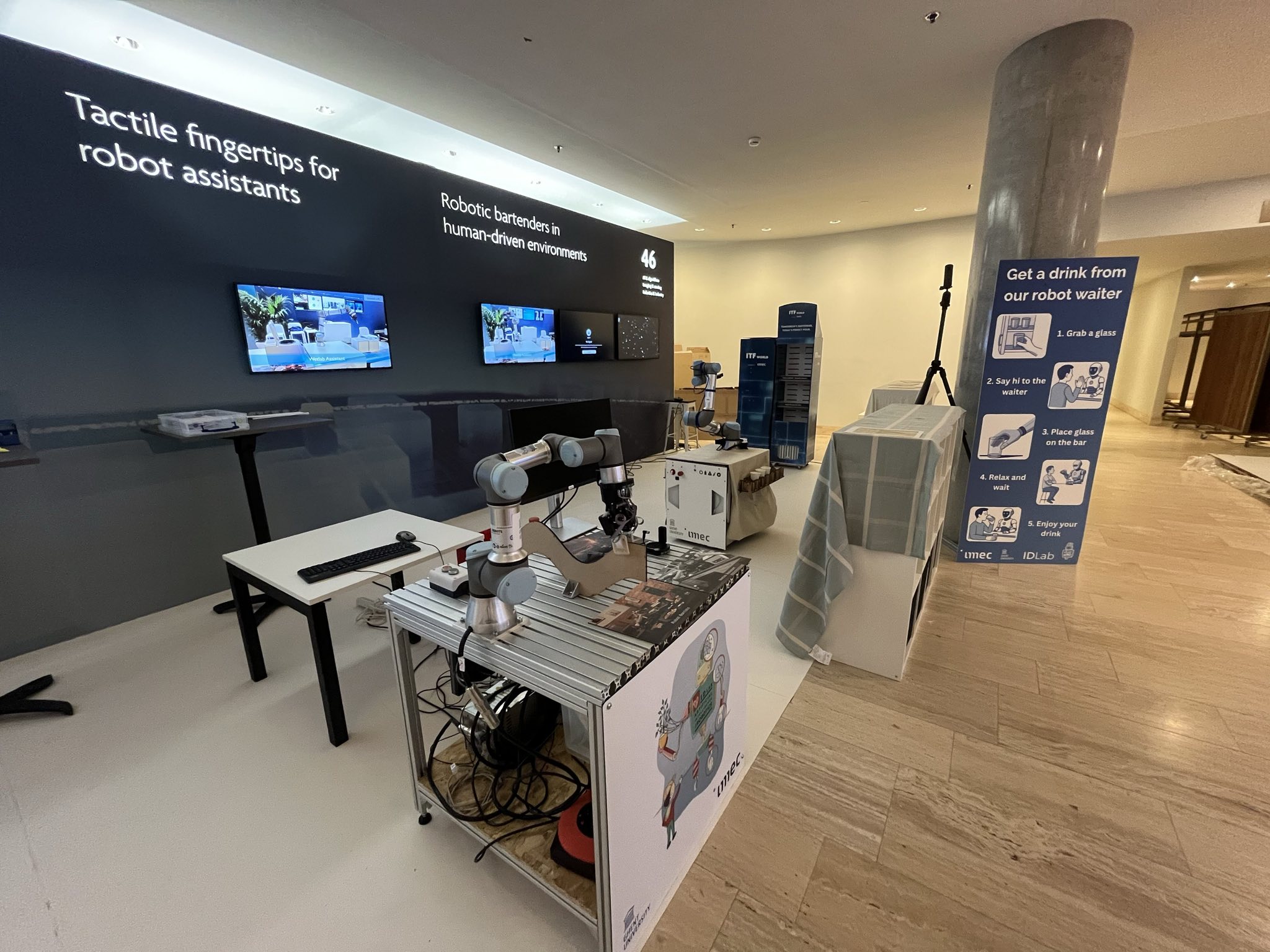 Our booth at ITF 2025