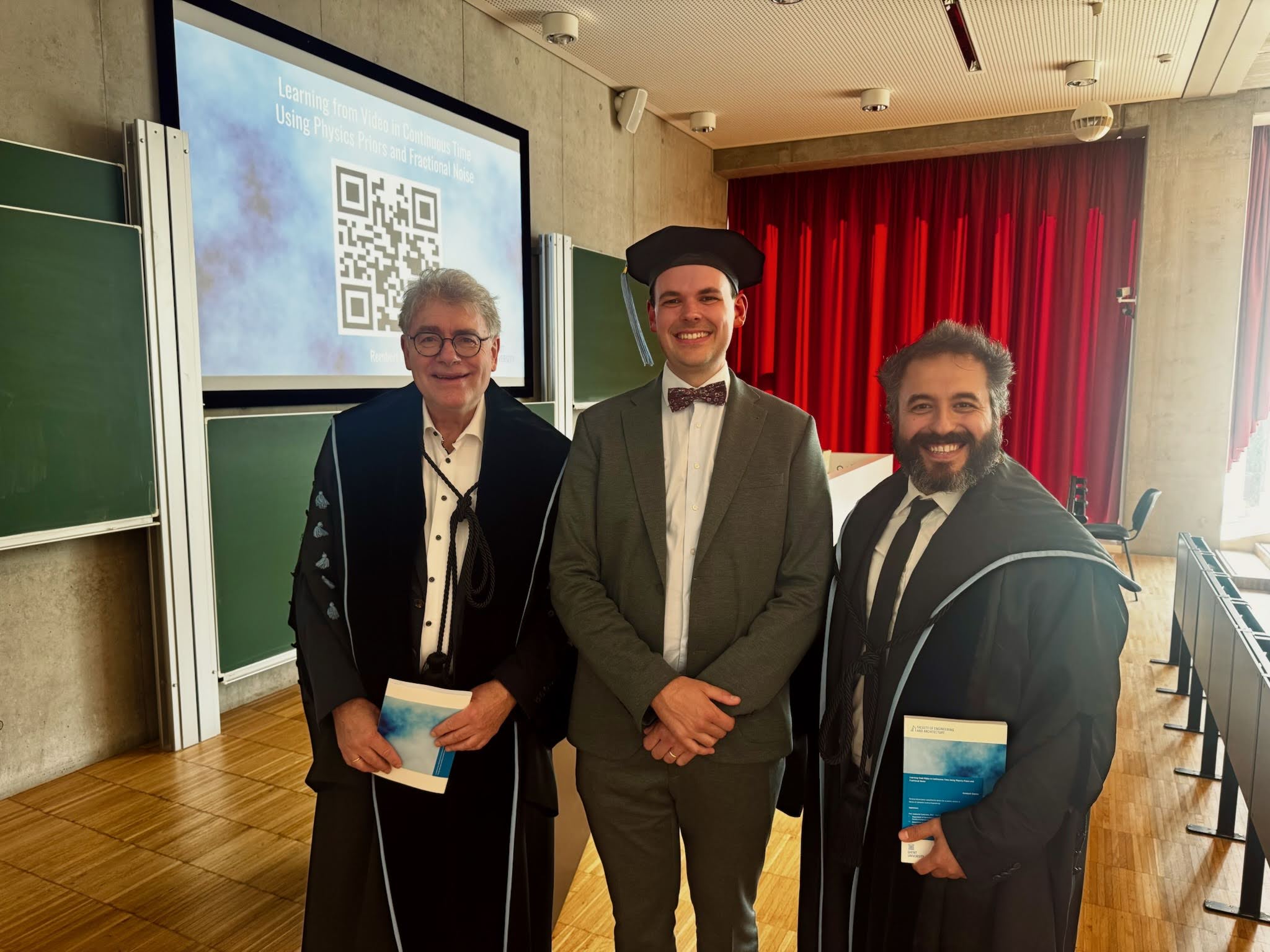 Rembert with Tolga Birdal and Manfred Opper