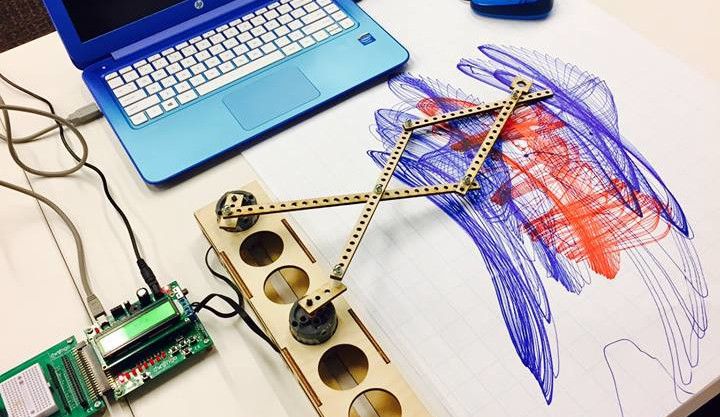 The WeGoSTEM drawing robot