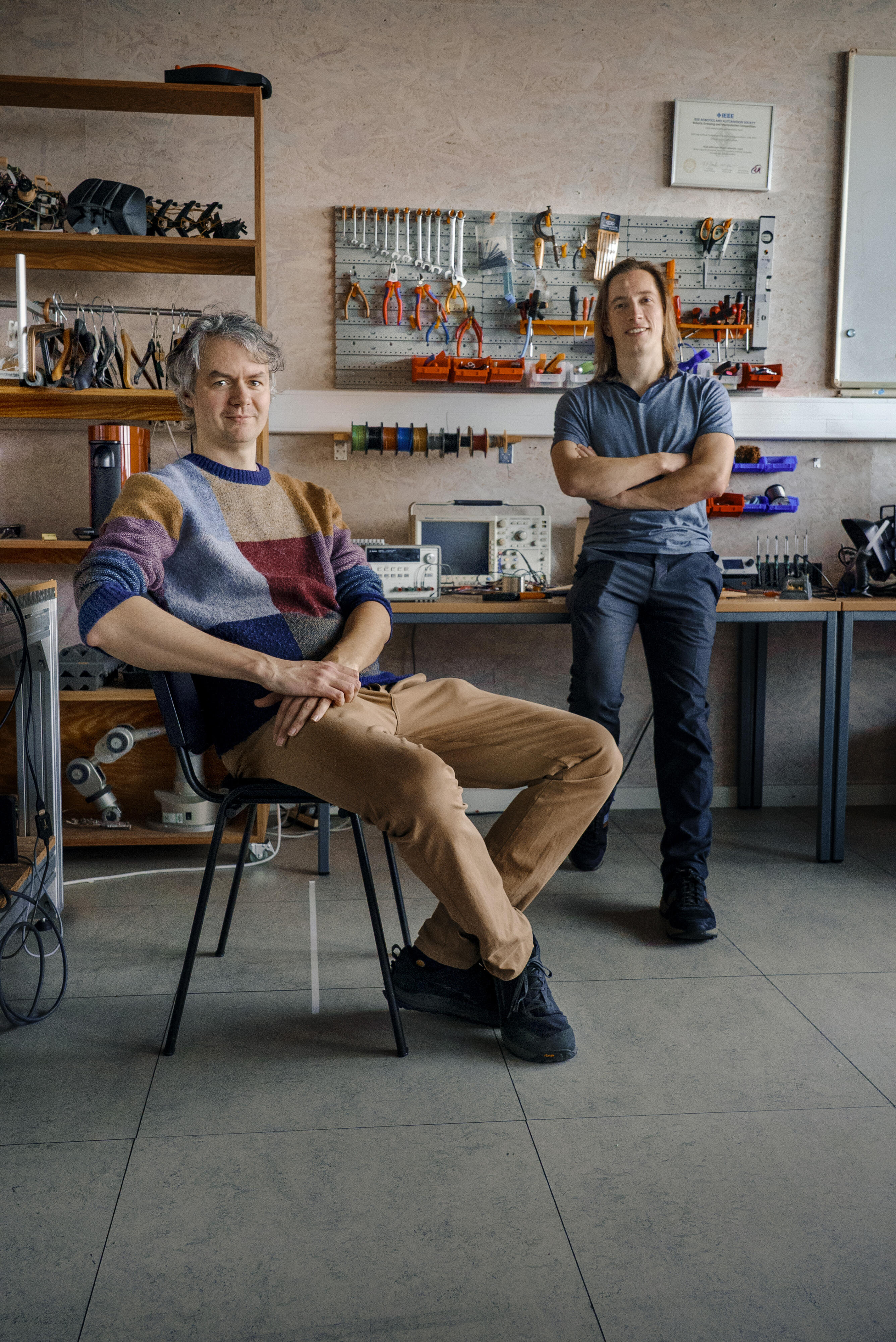 Andreas Verleysen and Francis wyffels